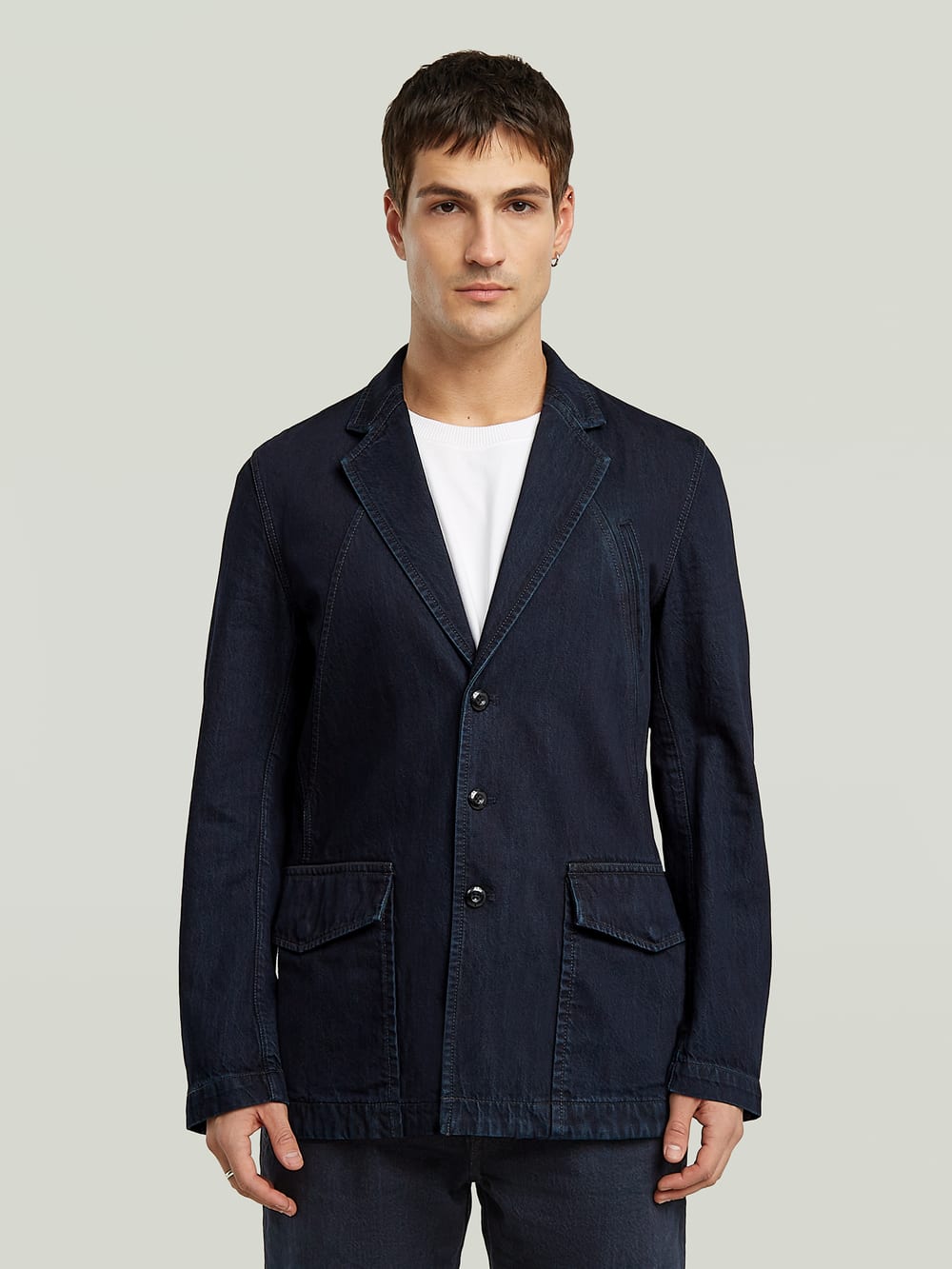 A-Line Tailored Blazer | ダークブルー | G-STAR® JP