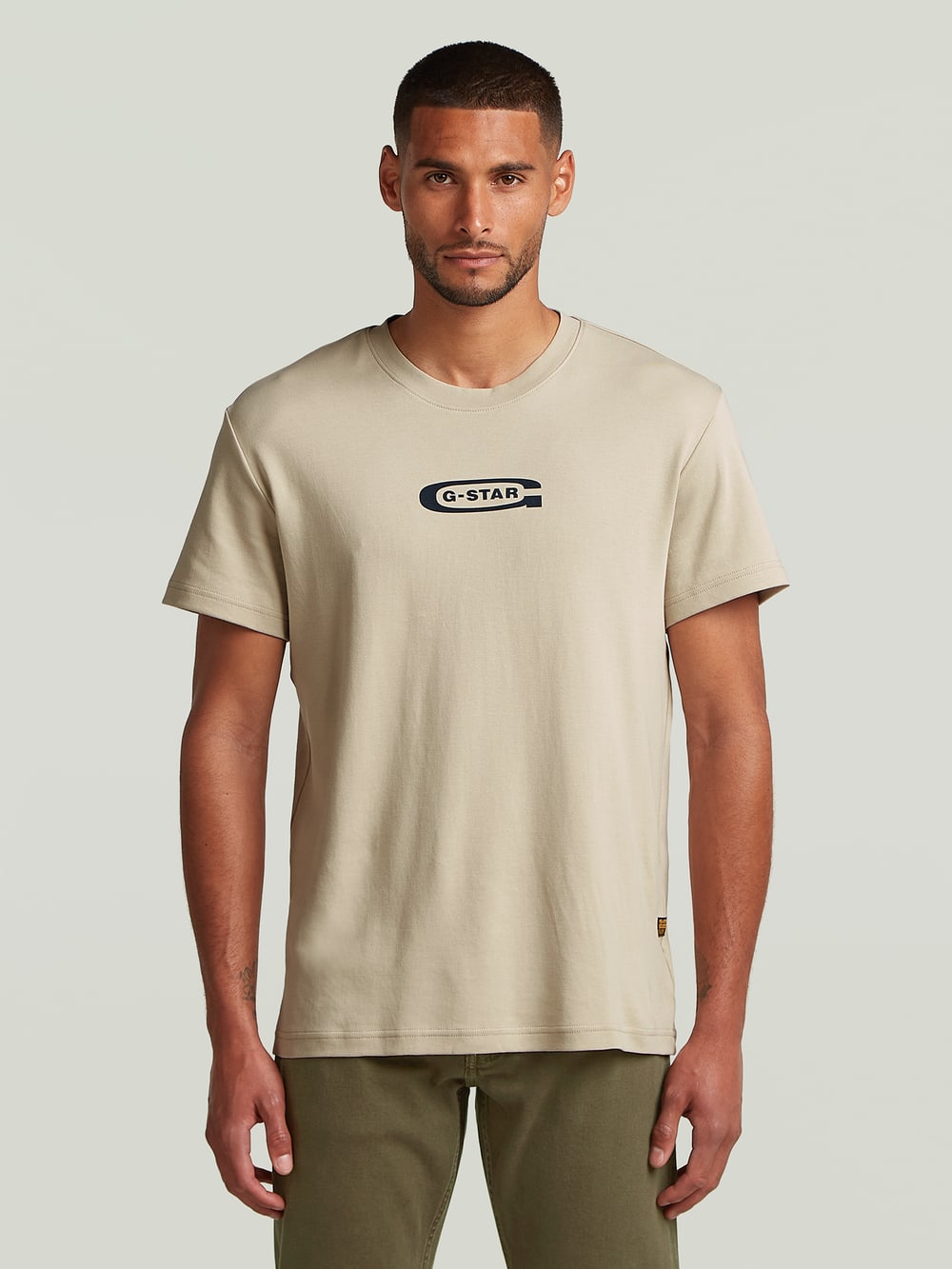 Color Shift Old Skool Logo Boxy T-Shirt | White | G-STAR® US