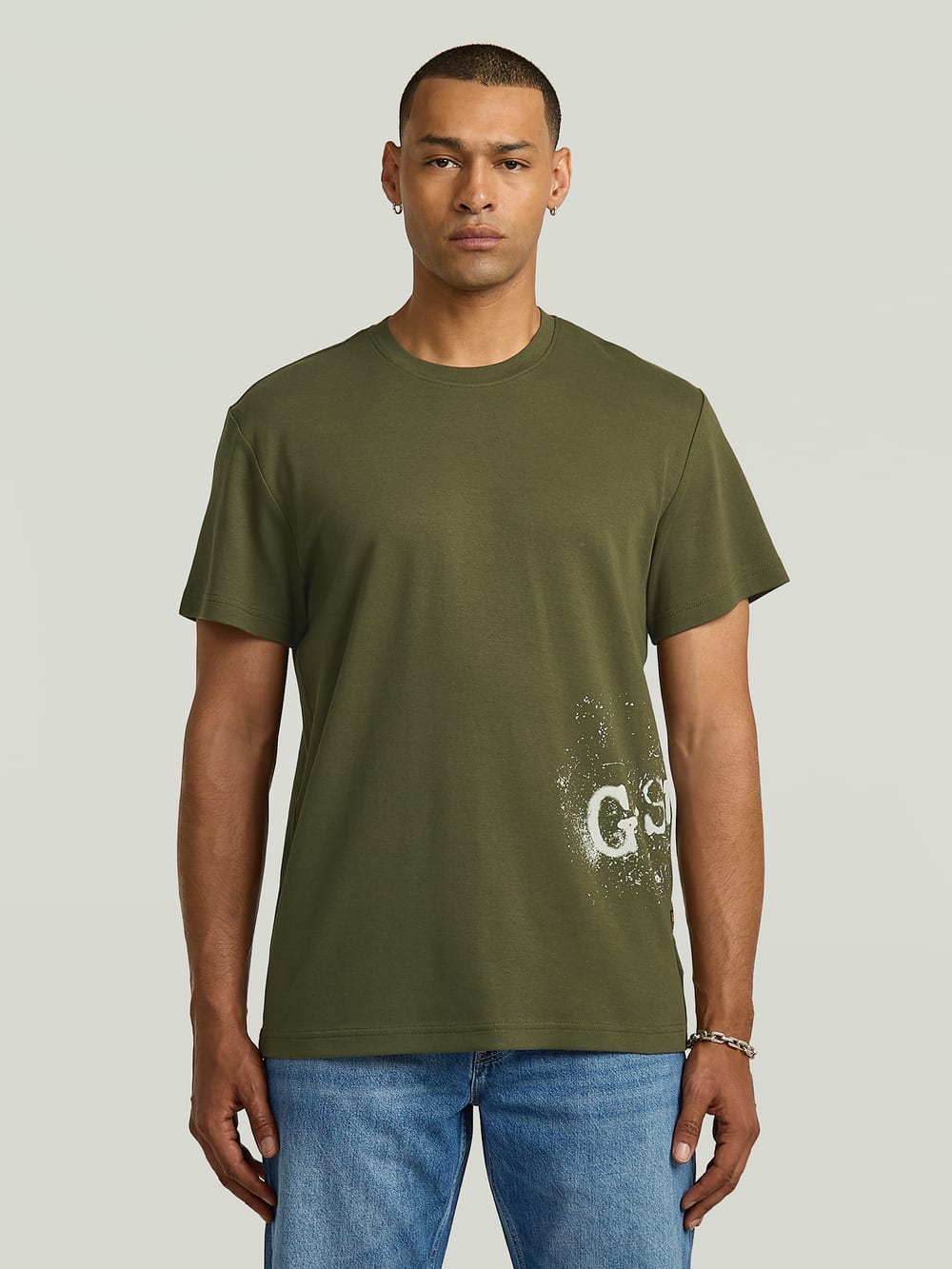 Sprayed Letters Loose T-Shirt | Multi color | G-STAR® US