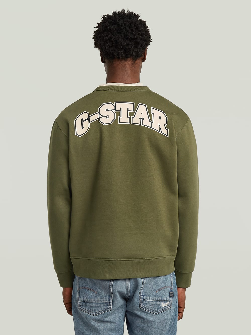 新品 GANG STARR CREWNECK ARMY GREEN XL Men's Green Hoodies & Sweatshirts | G-Star RAW® US
