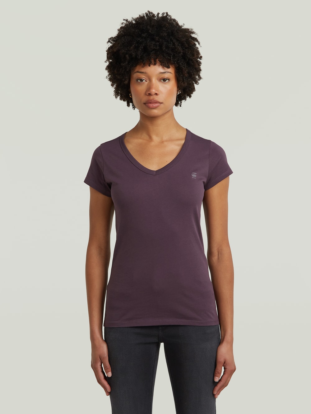 送料込★G-Star★Eyben Slim V T 2.0 半袖Tシャツ Eyben Slim V T-Shirt 2.0 | Green | G-STAR® US