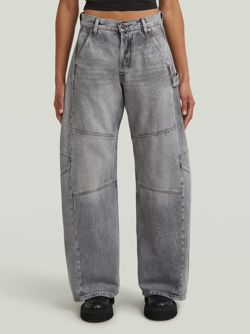 Bowey 3D Extreme Carpenter Loose Jeans | Medium blue | G