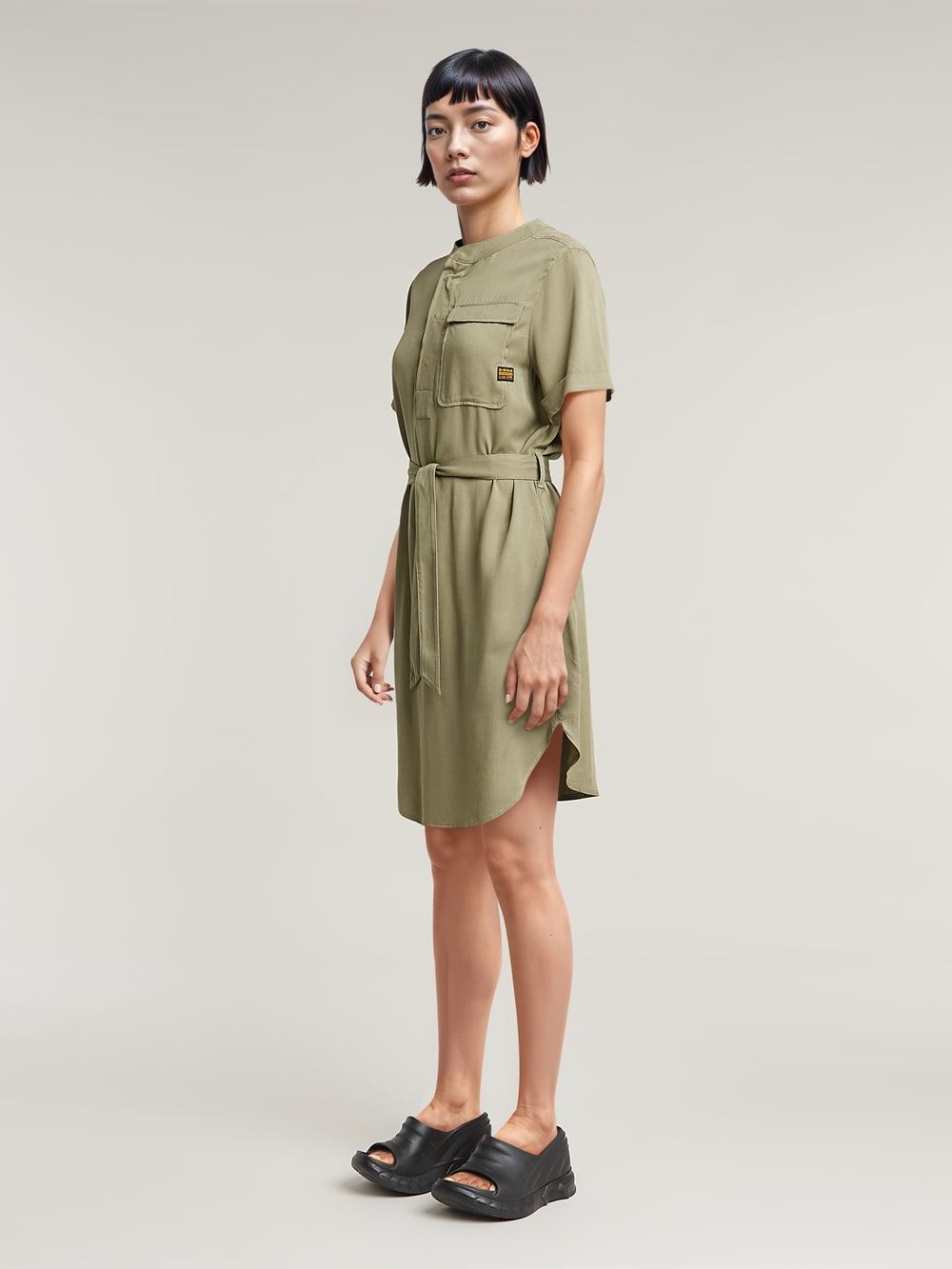 【値下げ】G-STAR RAW rovic slim dress ミニワンピース G-STAR RAW (ジースターロー) Rovic Slim Sleeveless Dress