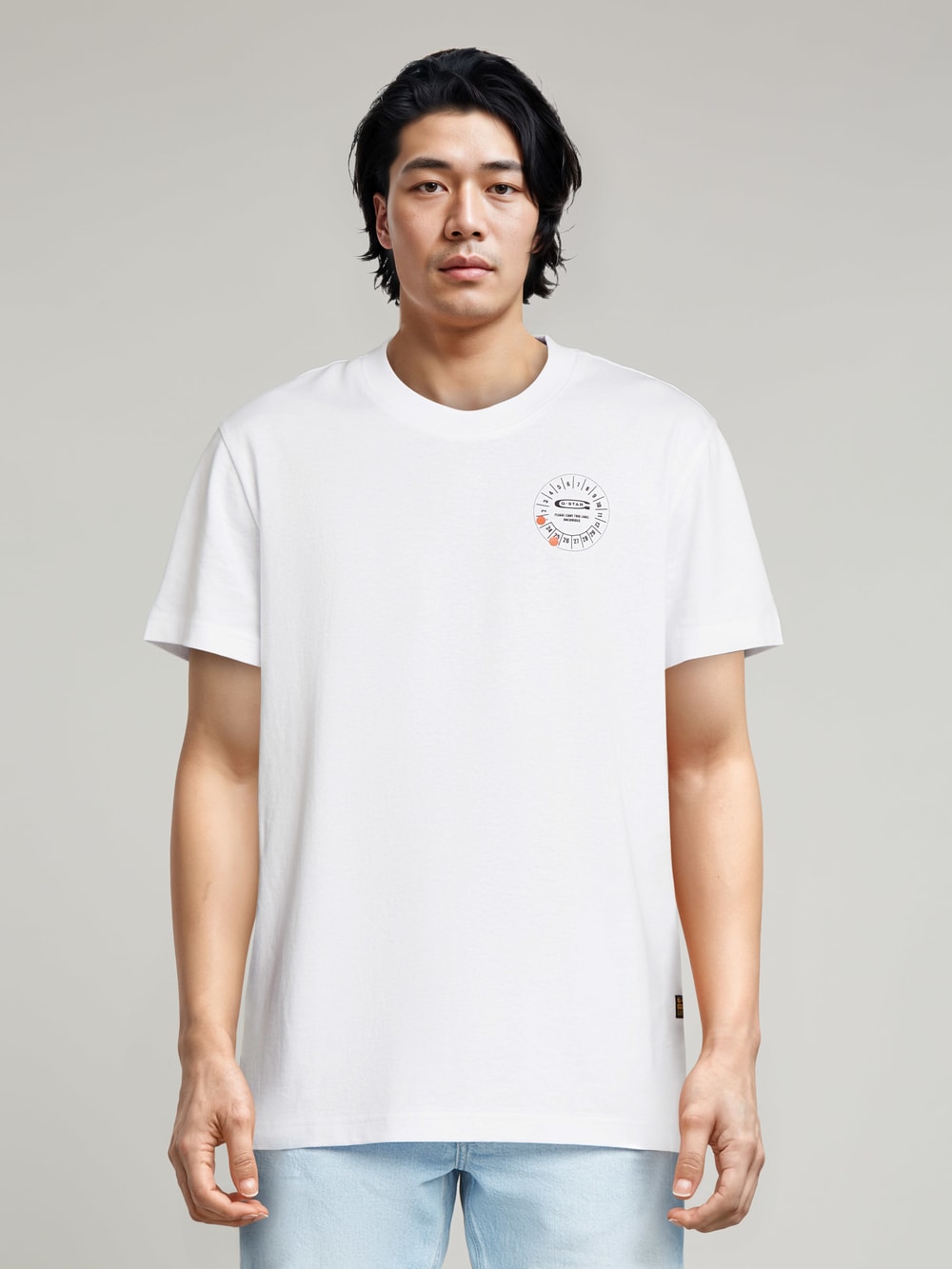 送料込★G-Star★Text Chest Tシャツ Text Chest T-Shirt | White | G-STAR® JP