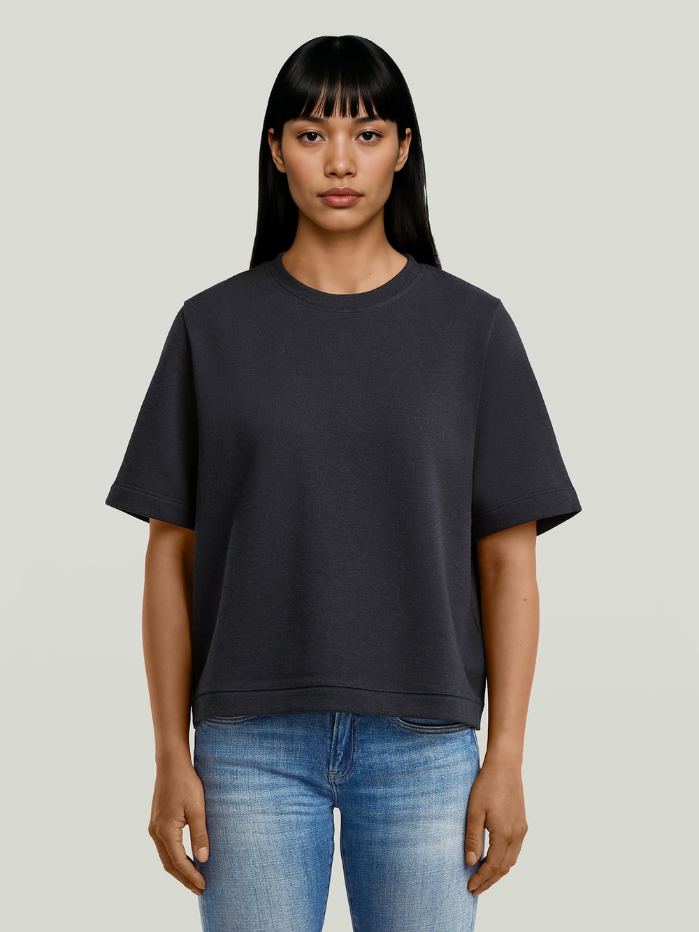 QR Mini Maxi Boxy T-Shirt | White | G-STAR® US
