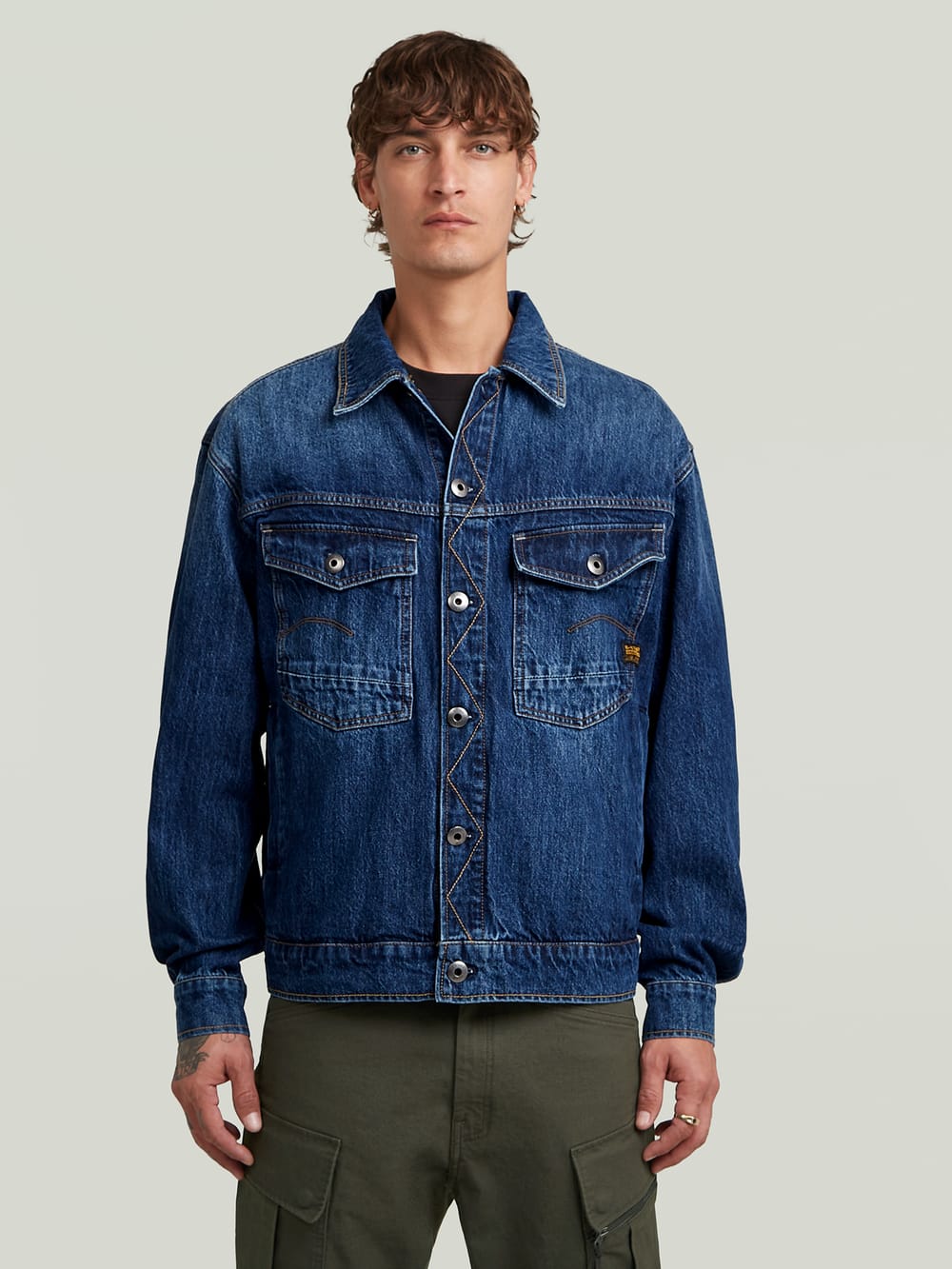 Vodan PM 3D Slim Jacket | ダークブルー | G-STAR® JP