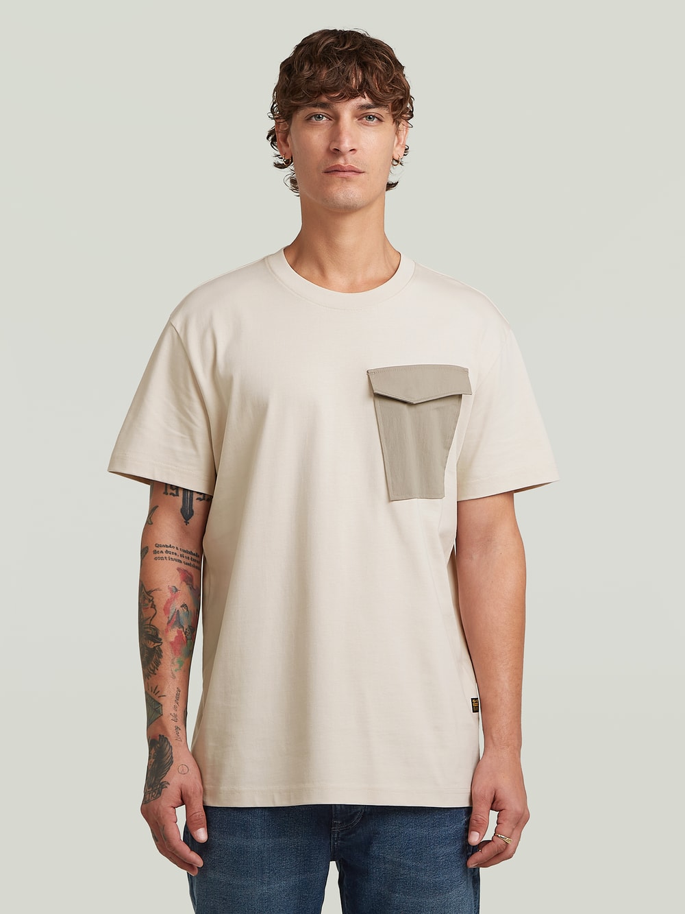 送料込★G-Star★Shadow Woven Camo Pocket 半袖Tシャツ Shadow Woven Camo Pocket T-Shirt | Beige | G-STAR® US