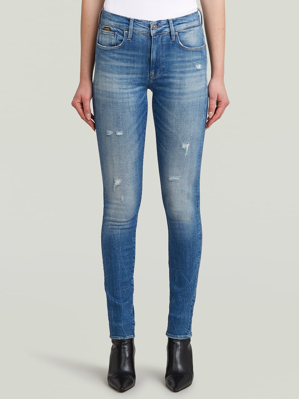 送料込★G-Star★ジーンズ 3301 High Waist Skinny 3301 High Waist Skinny Jeans | Medium blue | G-STAR® US