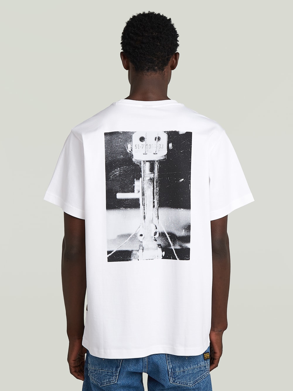Finger Print Burger T-Shirt | ホワイト | G-STAR® JP