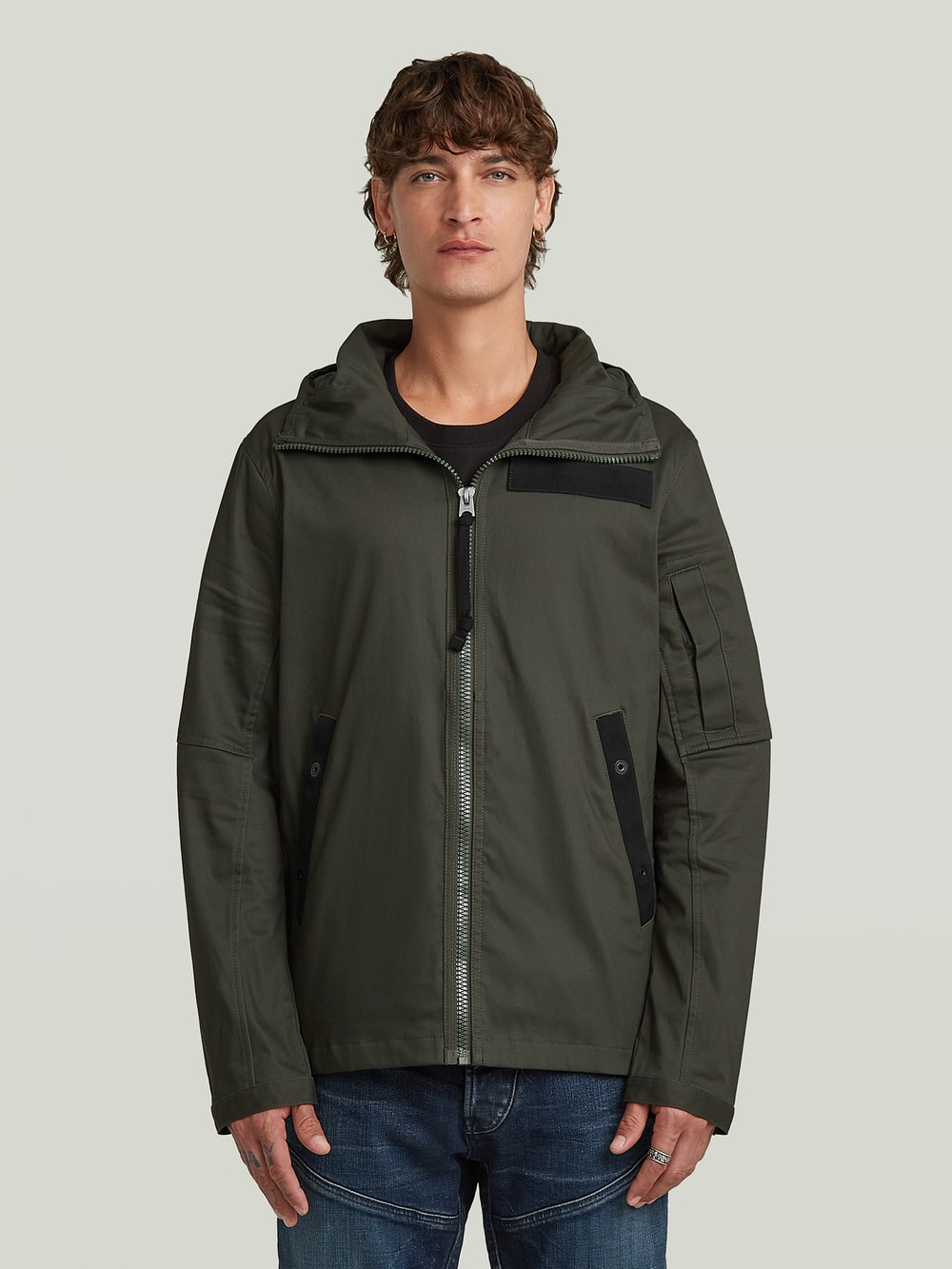 ジャケット・アウター G-STAR RAW CHECK OVERSHIRT JKT Men's Overshirts | Men's Shirt Jackets & Shackets | G-Star