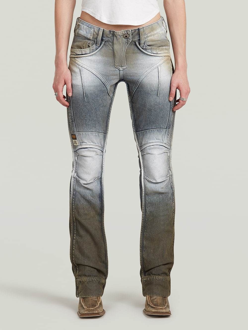 G-Staq Low Bootcut Jeans | Dark blue | G-STAR® US