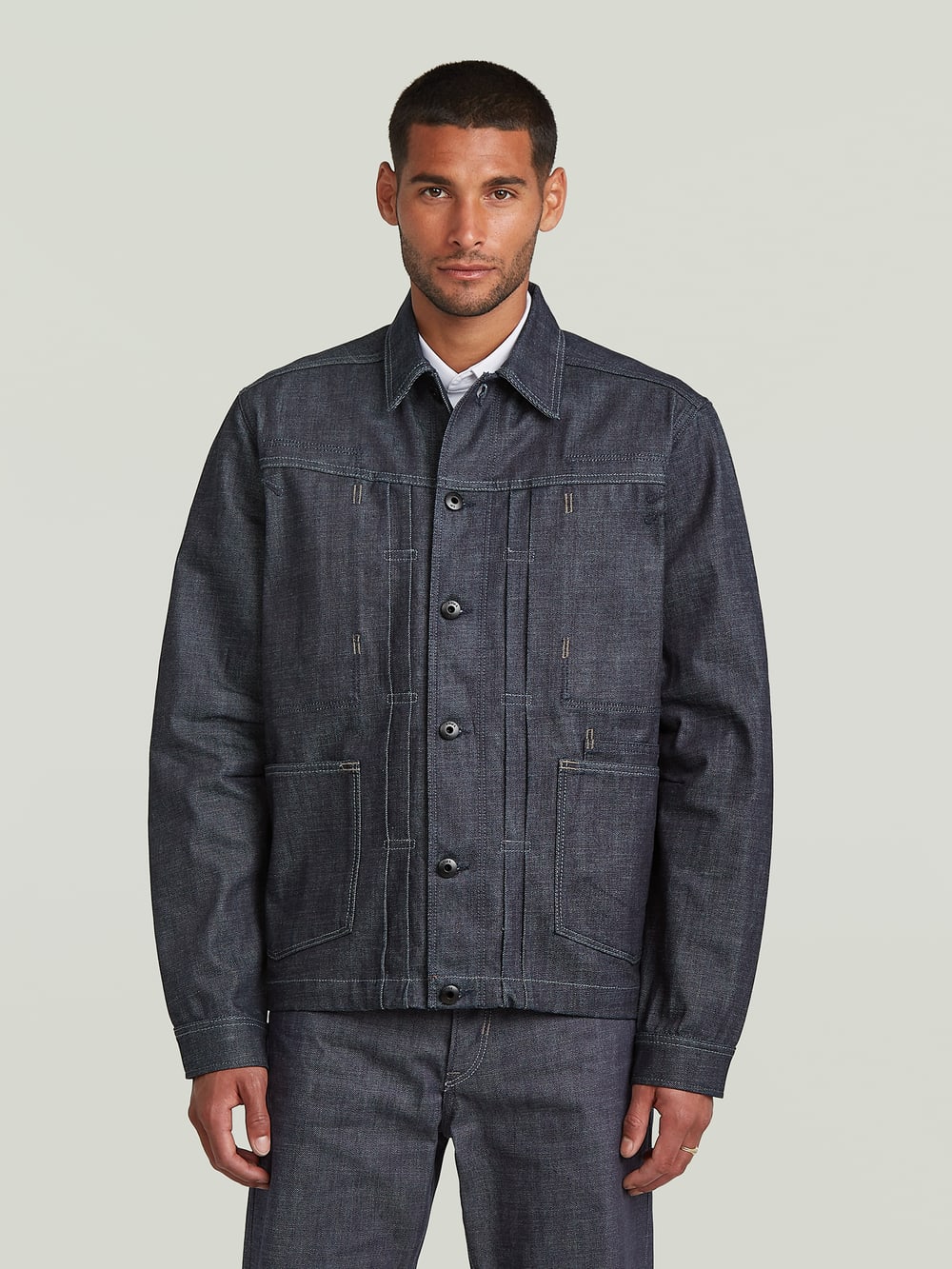 G-STAR ORIGINALS RAW DENIMジャケット Vintage zip-up denim jacket G STAR RAW Studs JKT | eBay