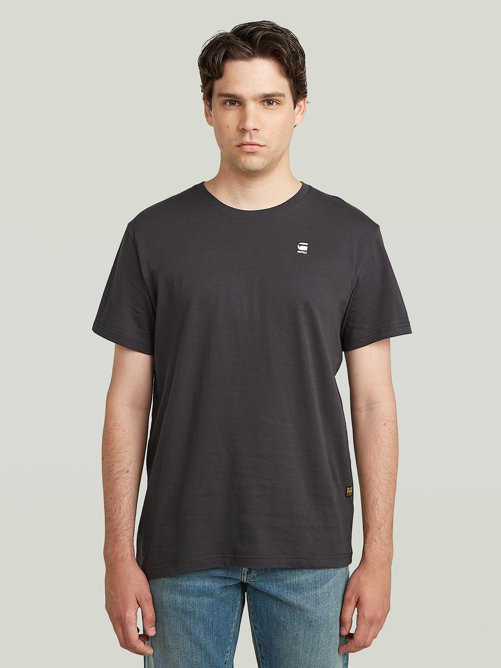 送料込★G-Star★Graw Slim Fit Tシャツ 楽天市場】G-STAR ジースター Tシャツ 半袖 スリムフィット 無地
