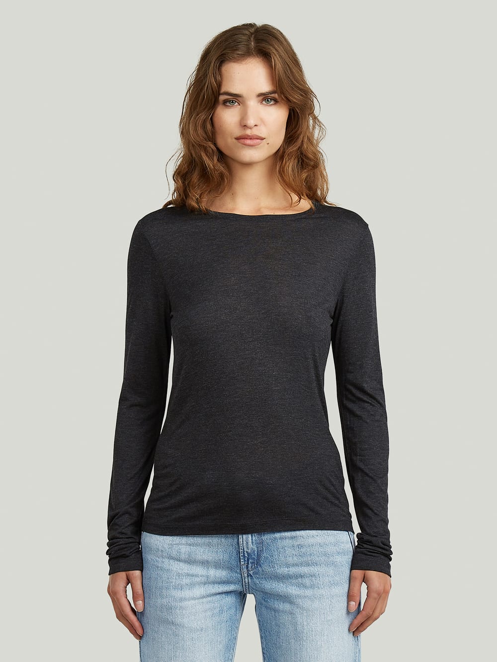 売れ筋商品|||ジースター Tシャツ レディース トップス SLIM - Long sleeved top - petrol Women's Long Sleeve Shirts & Tops | G-Star RAW® US