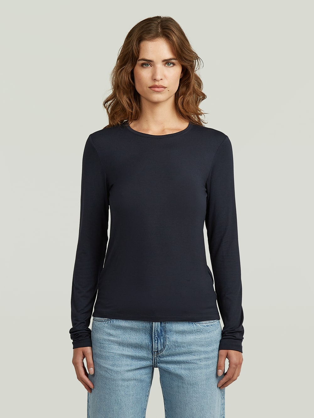 tシャツ RAGLAN SLEEVE S/S TOP レディース Raglan T-Shirt | Dark blue | G-STAR® EE