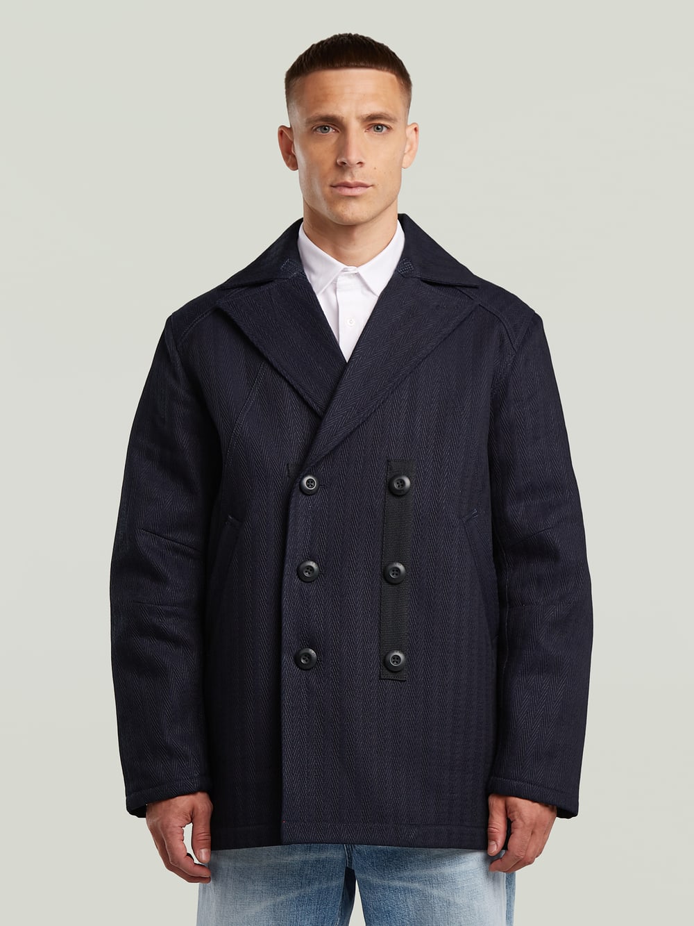 Denim Peacoat | Black | G-STAR® US