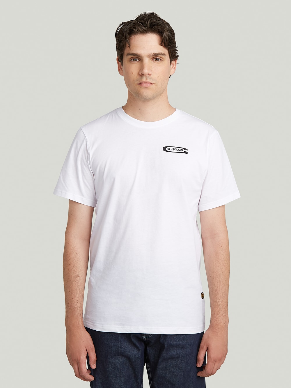 送料込★G-Star★Graw Slim Fit Tシャツ 楽天市場】G-STAR ジースター Tシャツ 半袖 スリムフィット 無地
