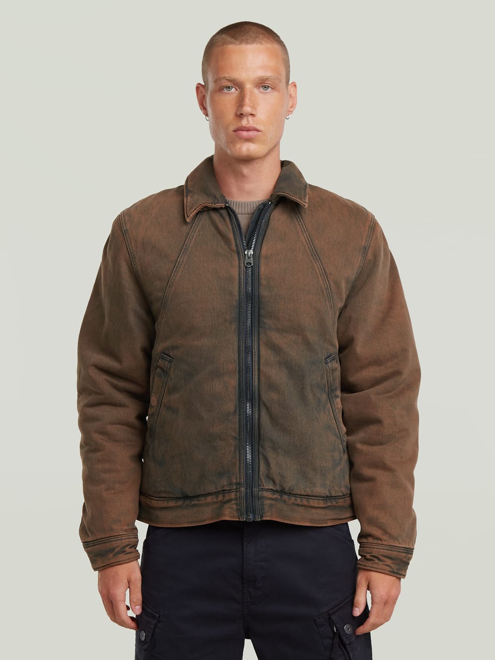 未使用　G-STAR RAW Bollard Bomber ジャケット Padded Zip Bomber | Medium blue | G-STAR® US