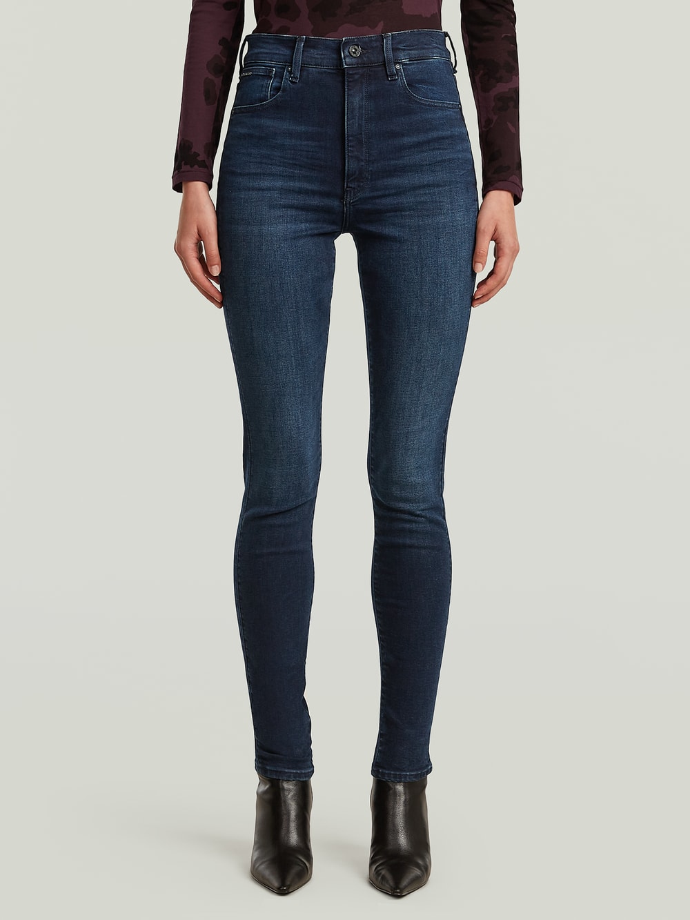 Midge Cody Mid Skinny Jeans | Dark blue | G-STAR® US Midge Cody Mid Skinny Jeans | Dark blue | G-STAR® US