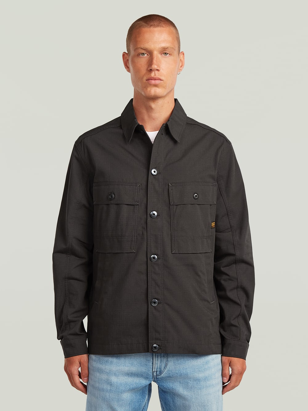 GPO Zip Overshirt | Black | G-STAR® GB