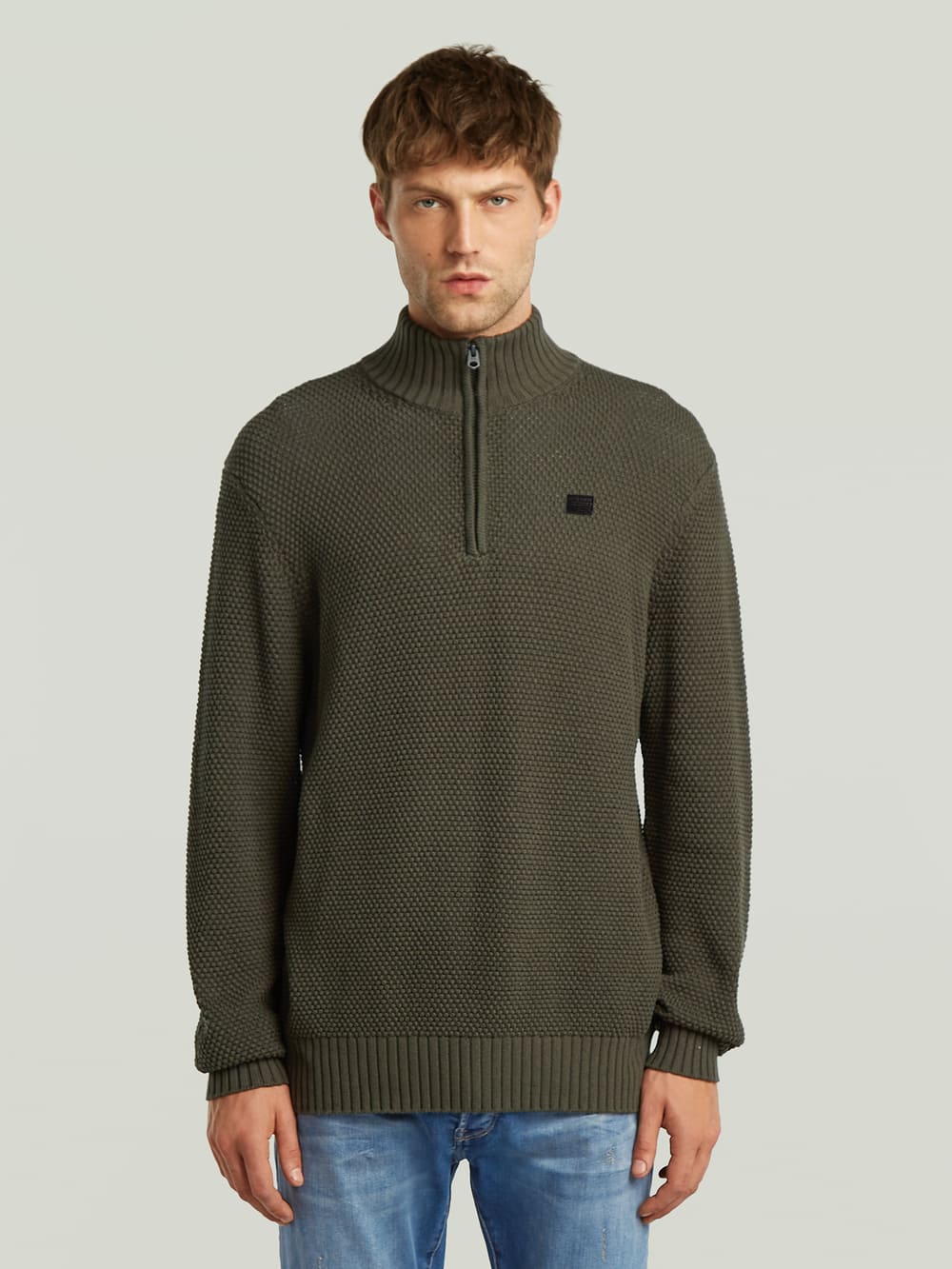 Boucle Skipper Knit | Dark blue | G-STAR® JP