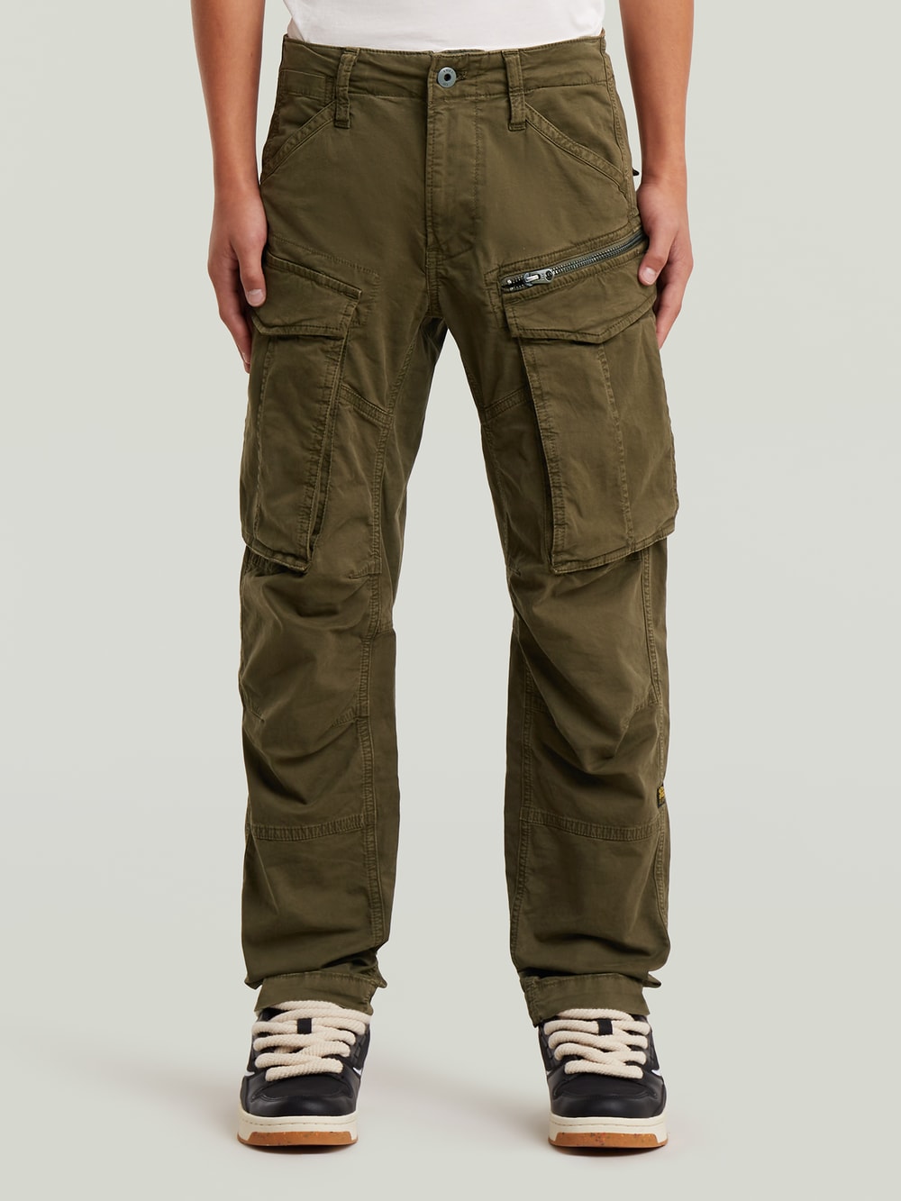 Rovic Zip 3D Regular Tapered Pants | グリーン | G-STAR® JP