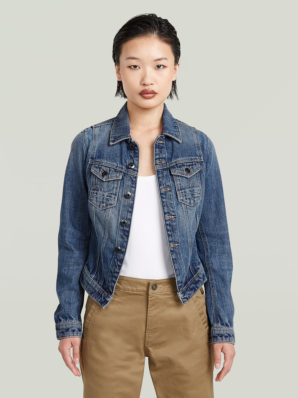【G-Star】MOWER DENIM OVERSHIRT WMN G-Star】MOWER DENIM OVERSHIRT WMN Women's Denim Shirts