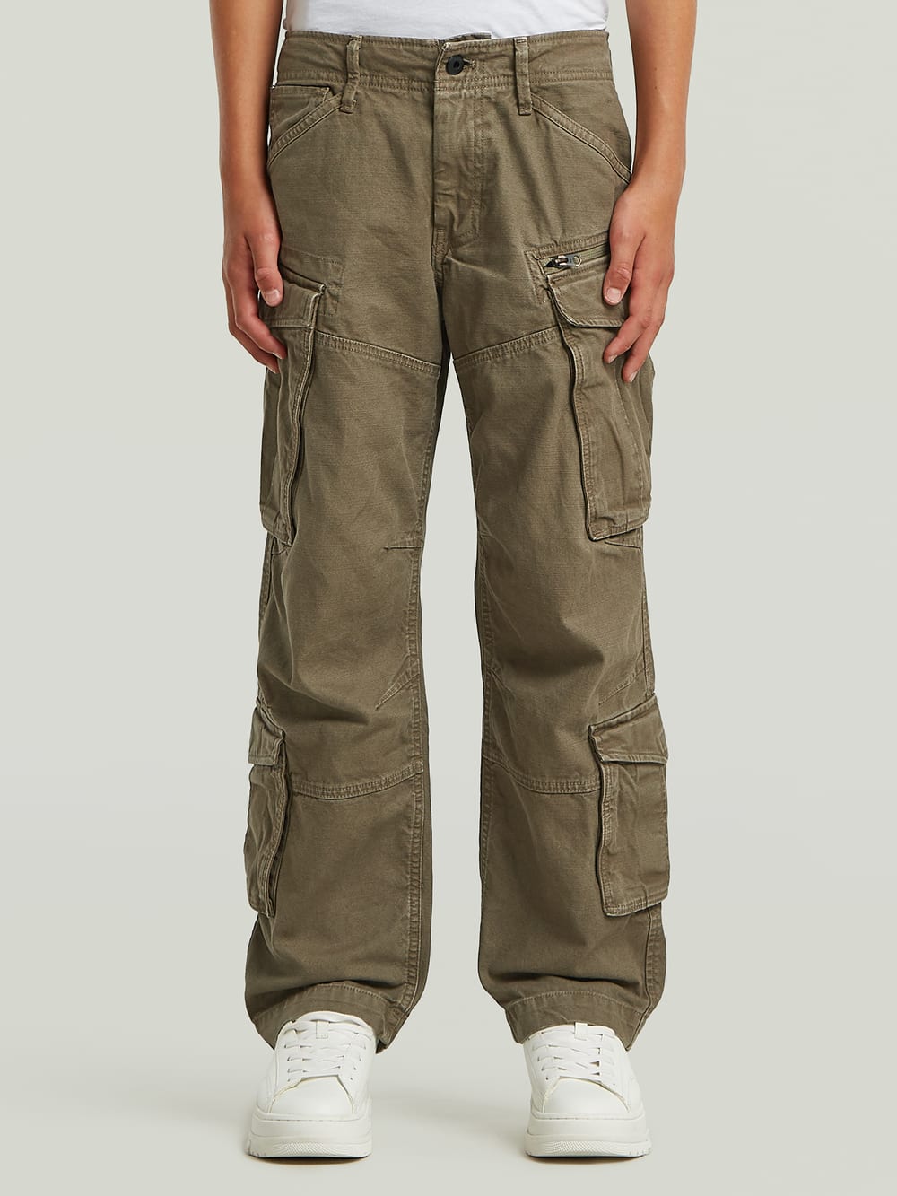 Zip Pocket 3D Skinny Cargo Pants 2.0 | グレー | G-STAR® JP