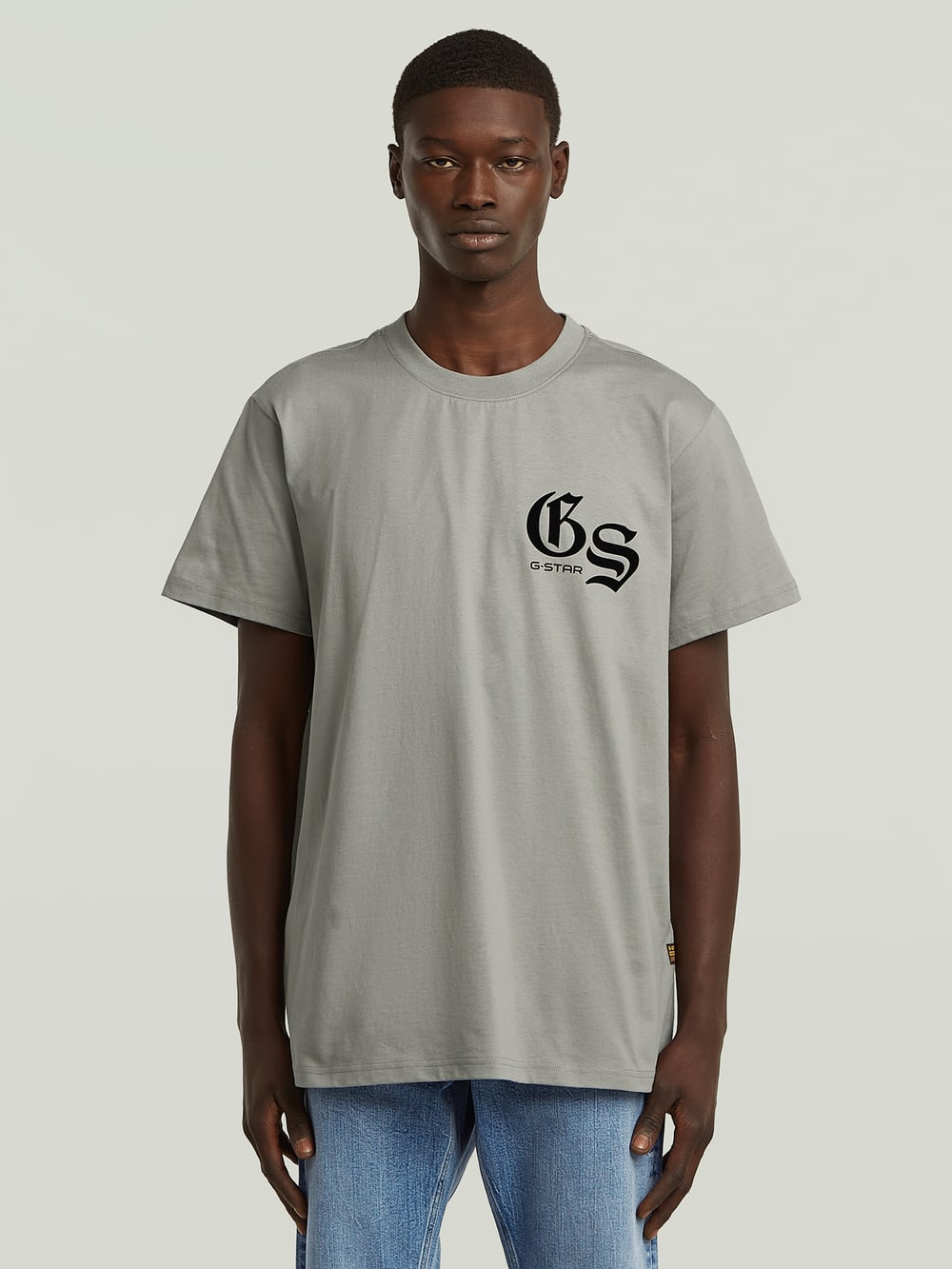 Flock Back Loose T-Shirt | グレー | G-STAR® JP Flock Back Loose T-Shirt | グレー | G-STAR® JP