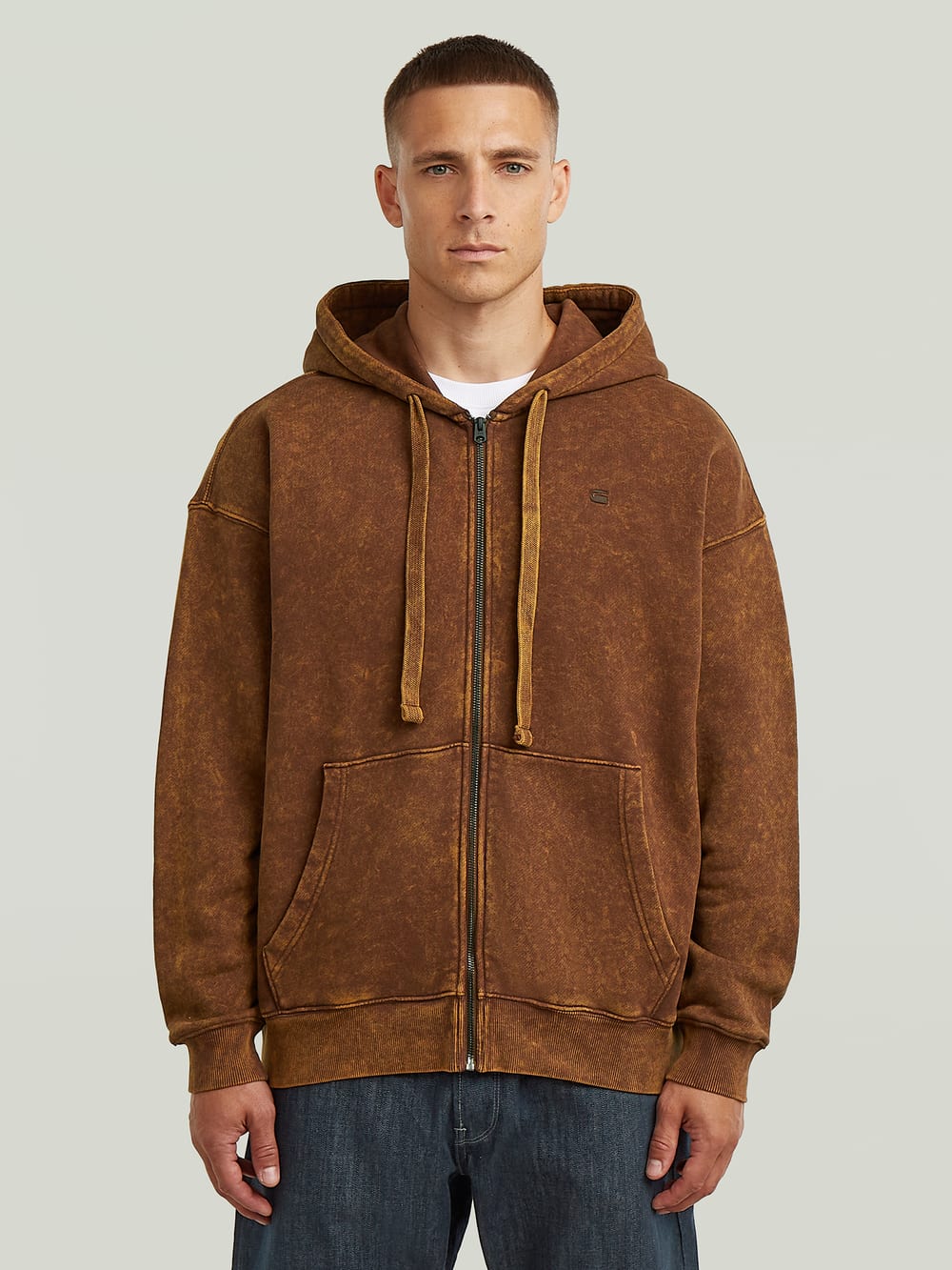 Premium Core Zip Thru Hoodie | ブラック | G-STAR® JP