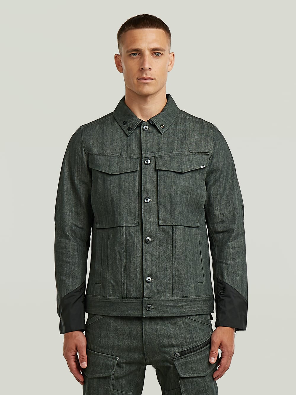 デニムジャケット（G-STAR RAW） G-Star RAW ポケットディテール デニムジャケット | ブルー