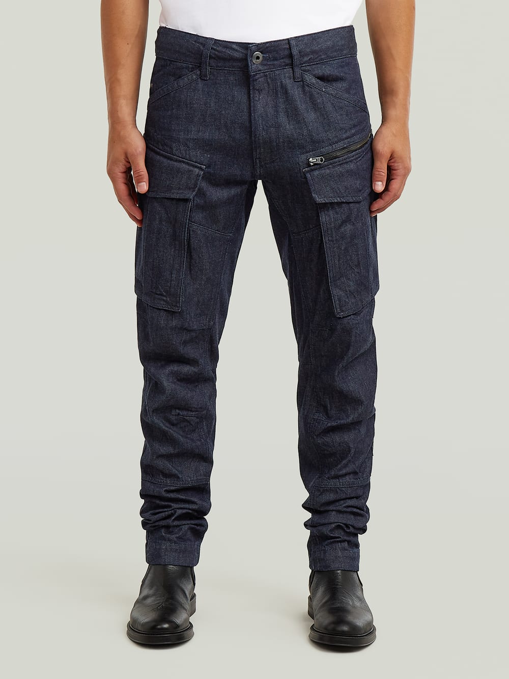 Rovic Zip 3D Regular Tapered Pants | ベージュ | G-STAR® JP