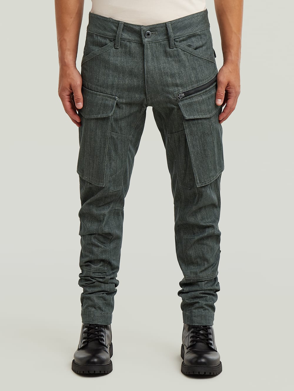 G-STAR☆ROVIC ZIP 3D レギュラーテーパード☆34☆ Rovic Zip 3D Regular Tapered Pants | グレー | G-STAR® JP