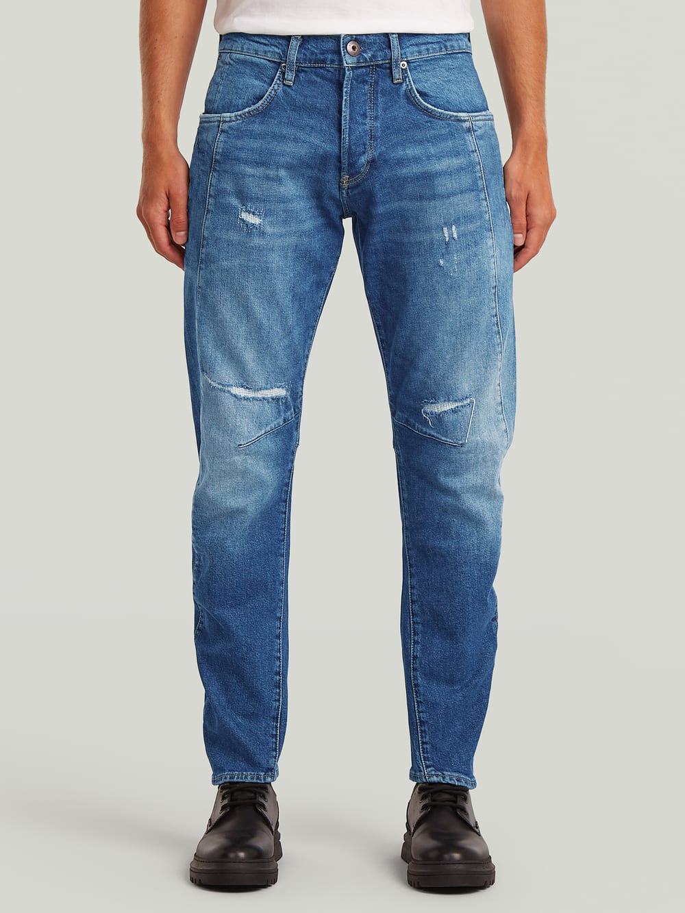 G-STAR RAW　MOTAC DDC 3Dスリムトレイナー　XL　ストレッチ Motac DDC Slim Trainer Jeans | ミディアムブルー | G-STAR® JP