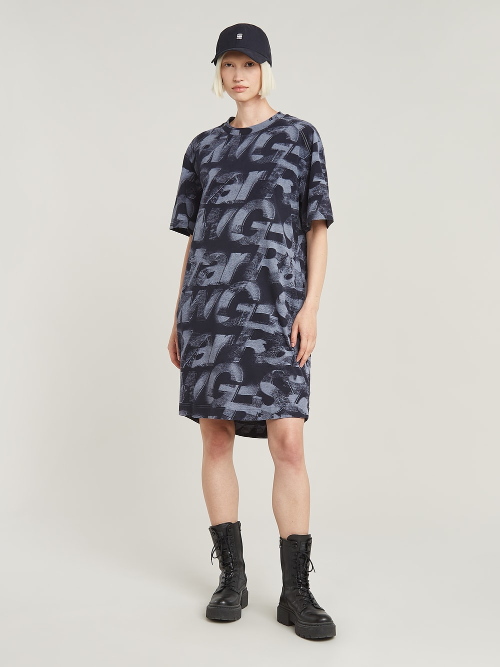 G-STAR RAW Anorak Tunic Dress ネイビー ワンピース G-STAR（ジースター）の「Anorak Tunic Dress（ドレス）」 - WEAR