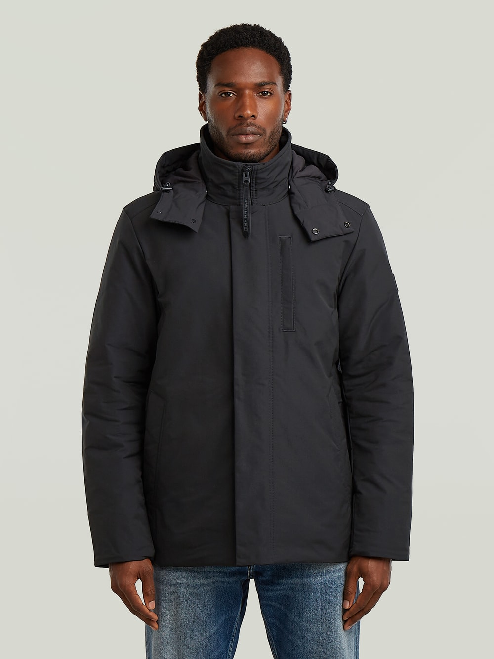 ジャケット・アウター G-Star RAW 00s tech mountain parka G-STAR Montain hdd Parka, Schwarz (black 990), 46 para