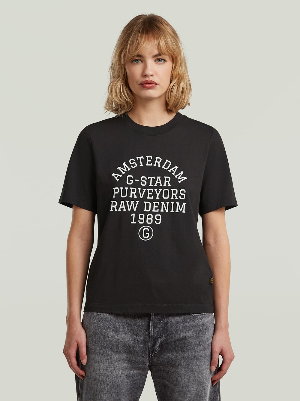 ⭐︎Grgrmnページ⭐︎ Text Graphic Sweater | ブラック | G-STAR® JP