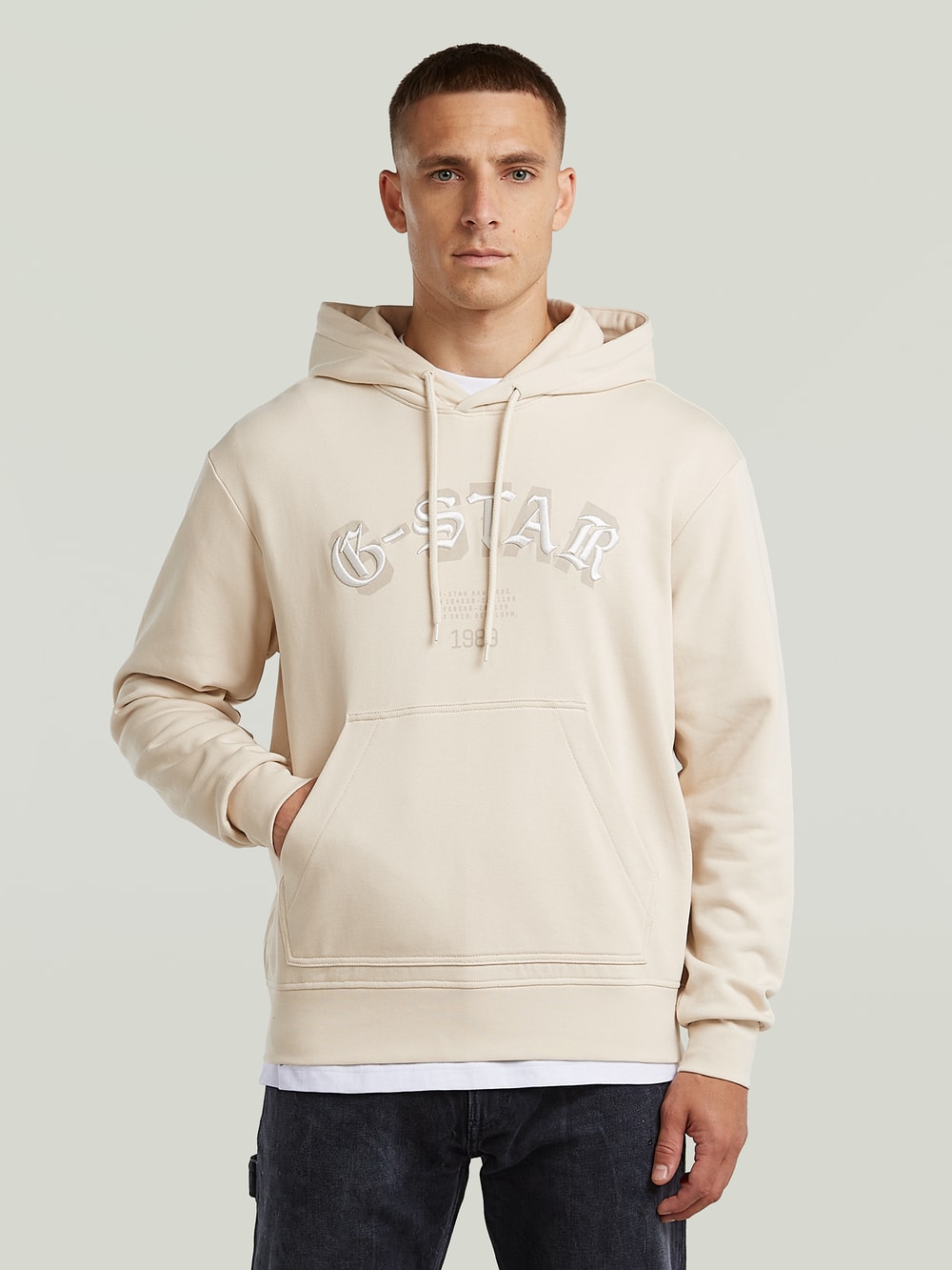 ザハイライツ oversized lightweight hoodie Kaiia Slogan Oversized Hoodie Black On Black | kaiia