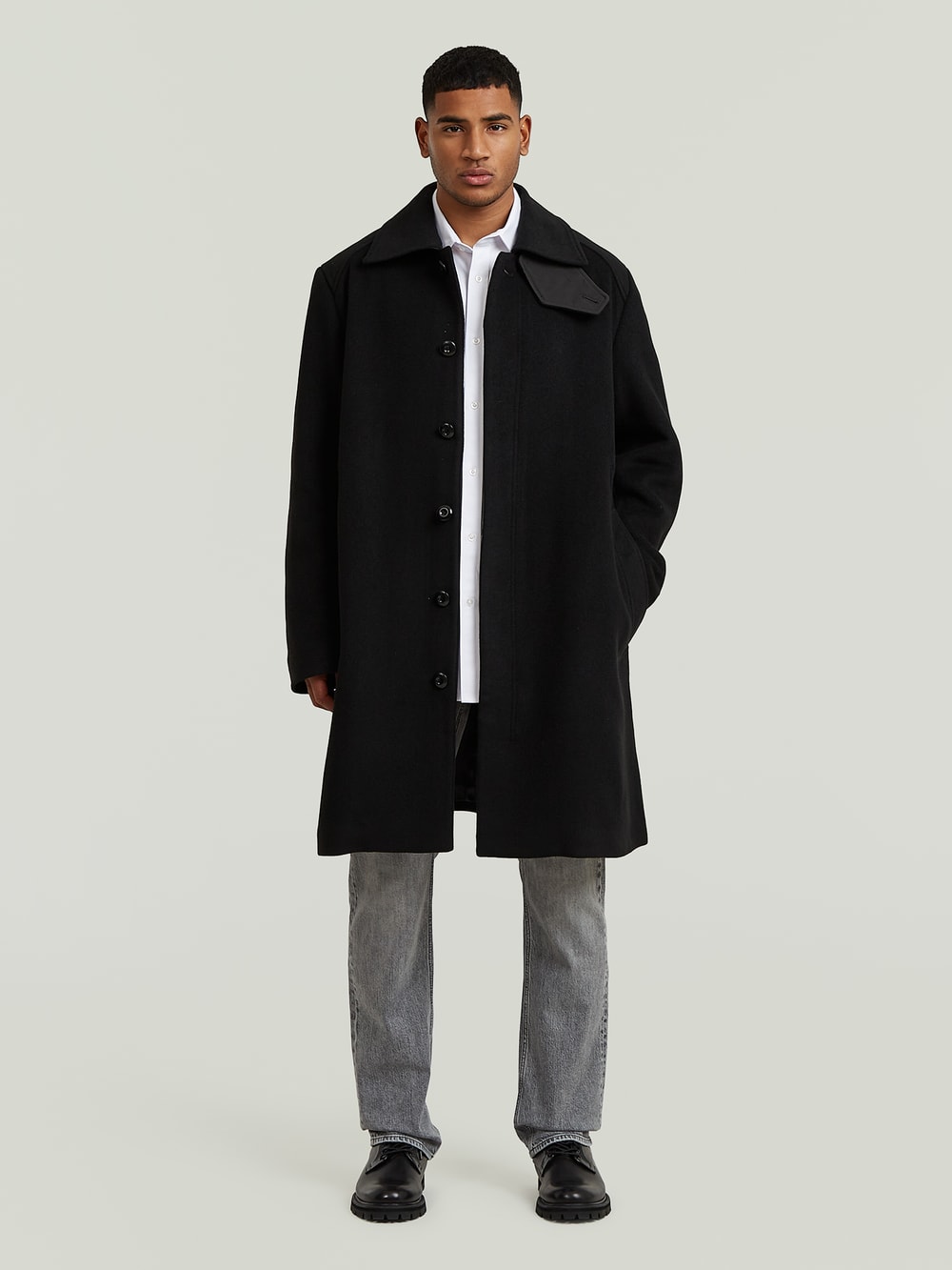 Garber Wool Trench | Black | G-STAR® US