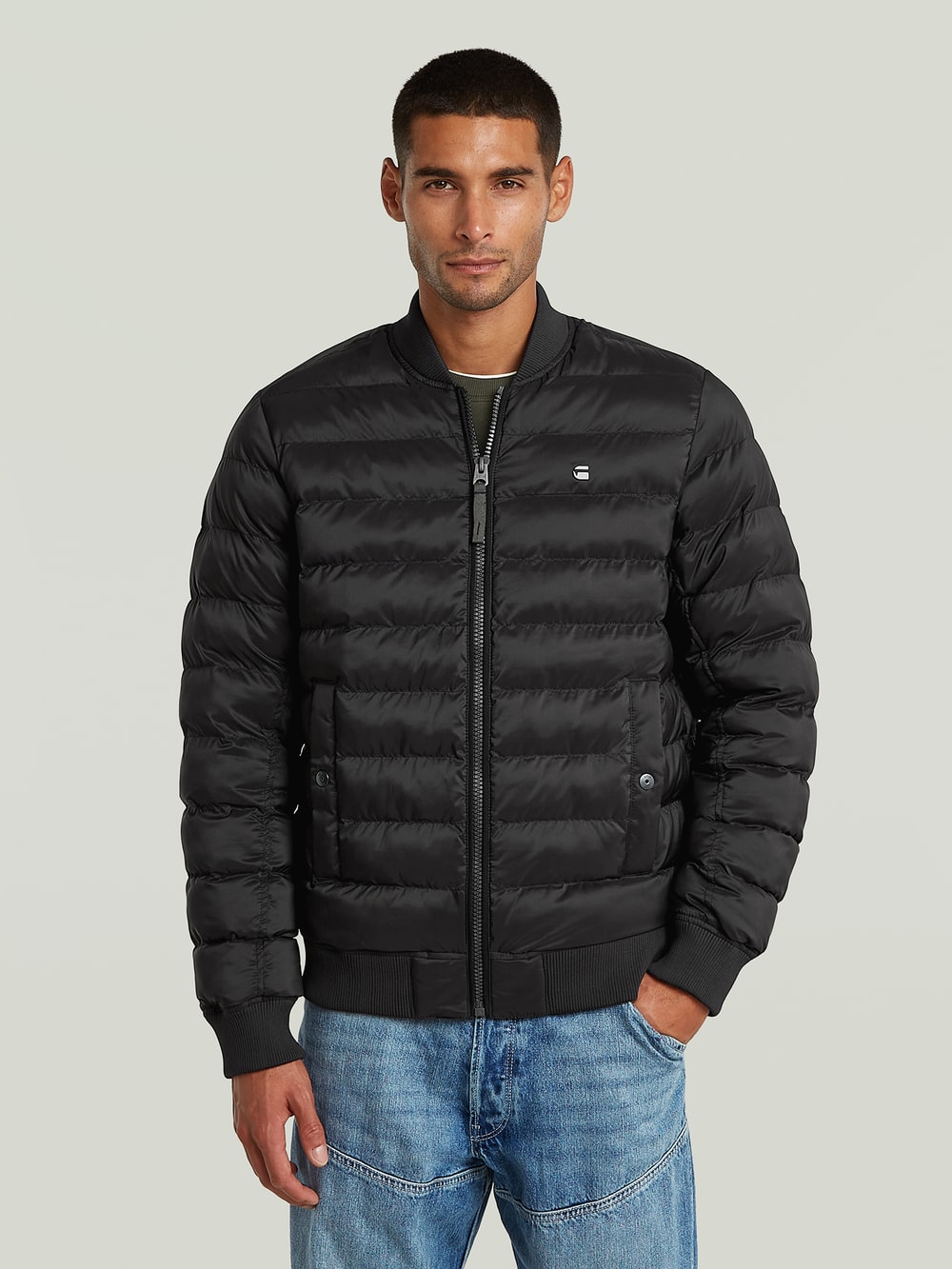 ジャケット・アウター G-STAR archive coated denim jacket black G Star Denim Jacket Arc Zip Slim 3d Black 3d Raw, $305 | Asos