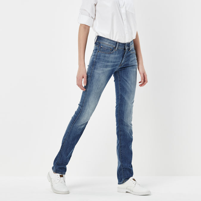 3301 contour high waist straight jeans