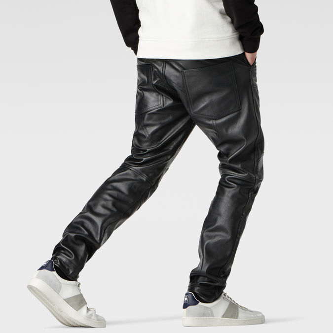 Leather 5620 3D Slim Pants | Black | G 
