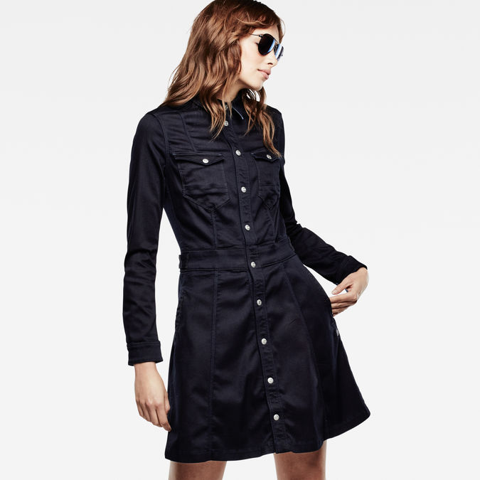 tacoma slim flare dress