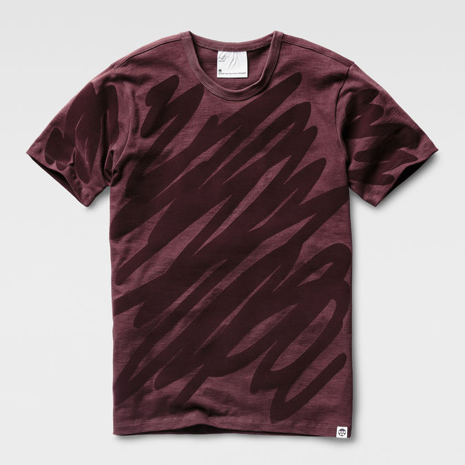 burgundy g star shirt