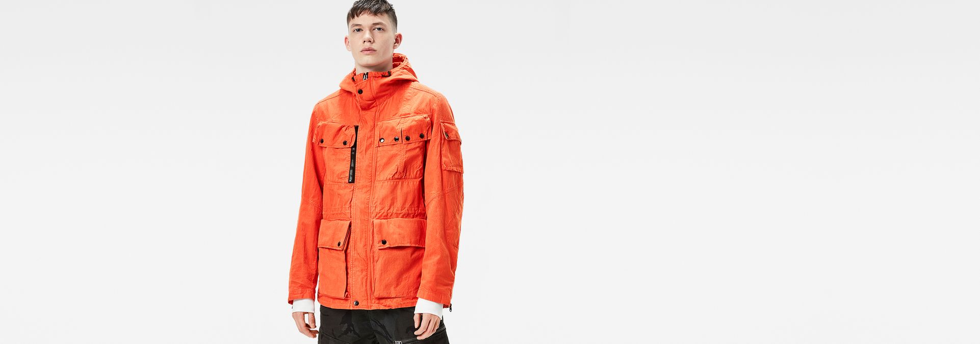 g star orange jacket