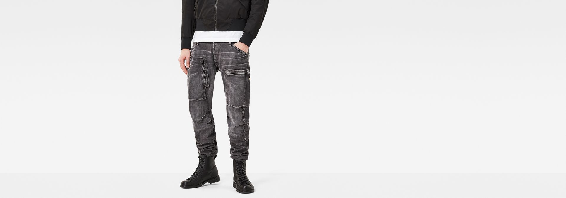 powel 3d straight tapered colored jeans