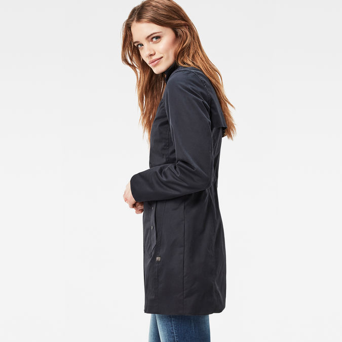 g star minor slim trench coat