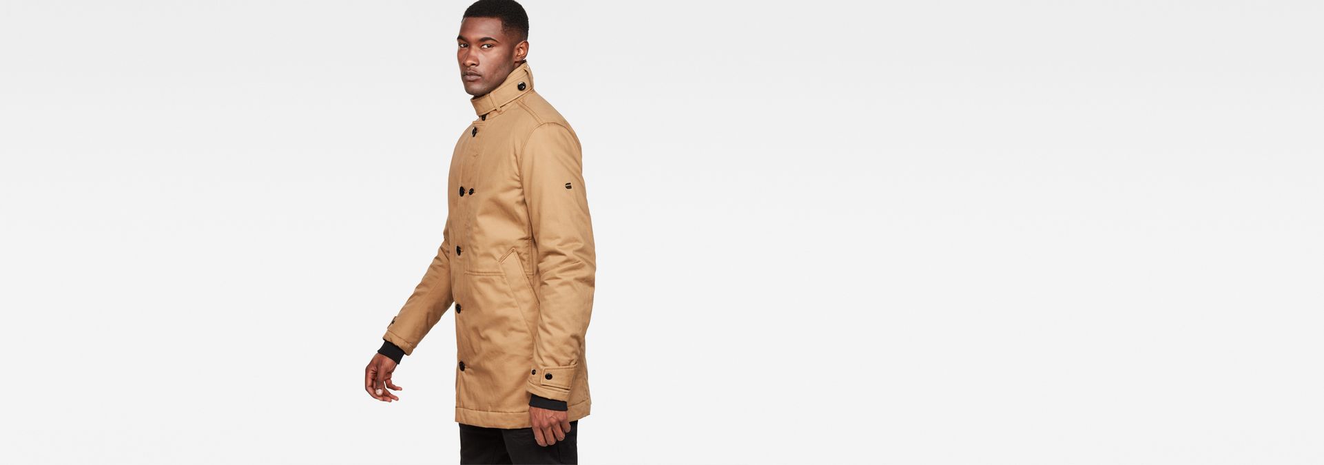 g star garber padded trench coat