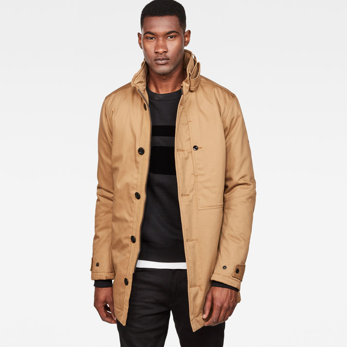 garber padded trench g star