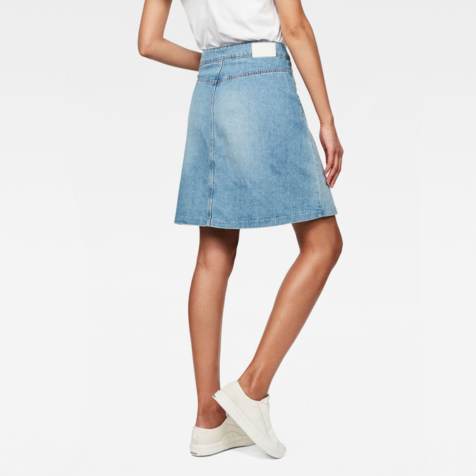 g star arc wrap skirt